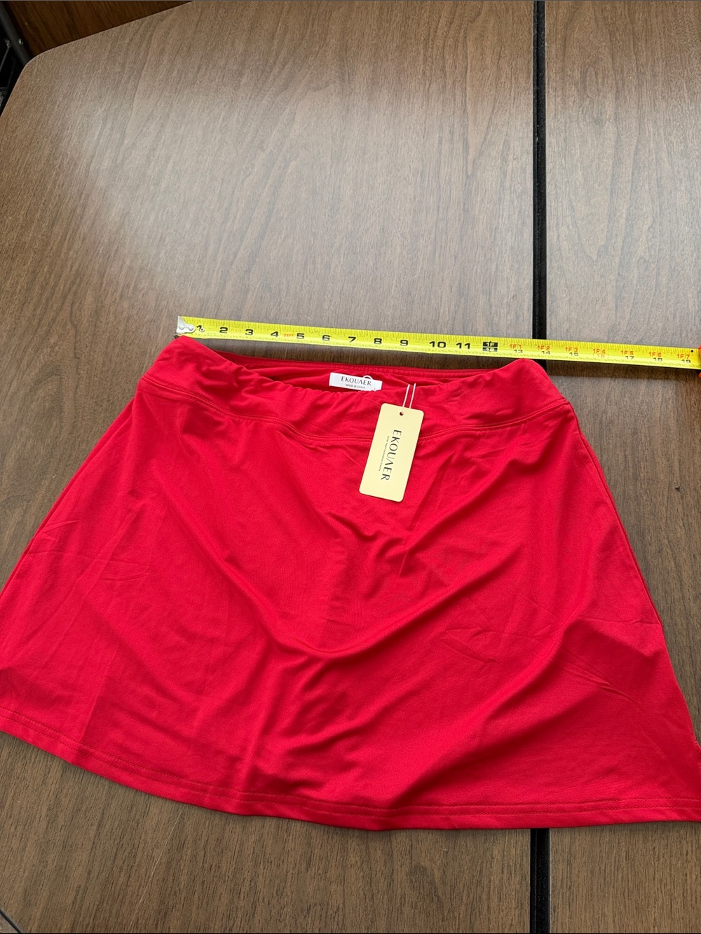 Red Active Skort - sz L